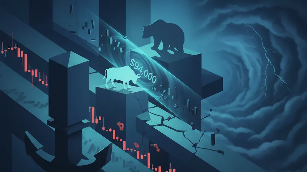 Bitcoin Faces Resistance at $94,000 as Market Correction Looms