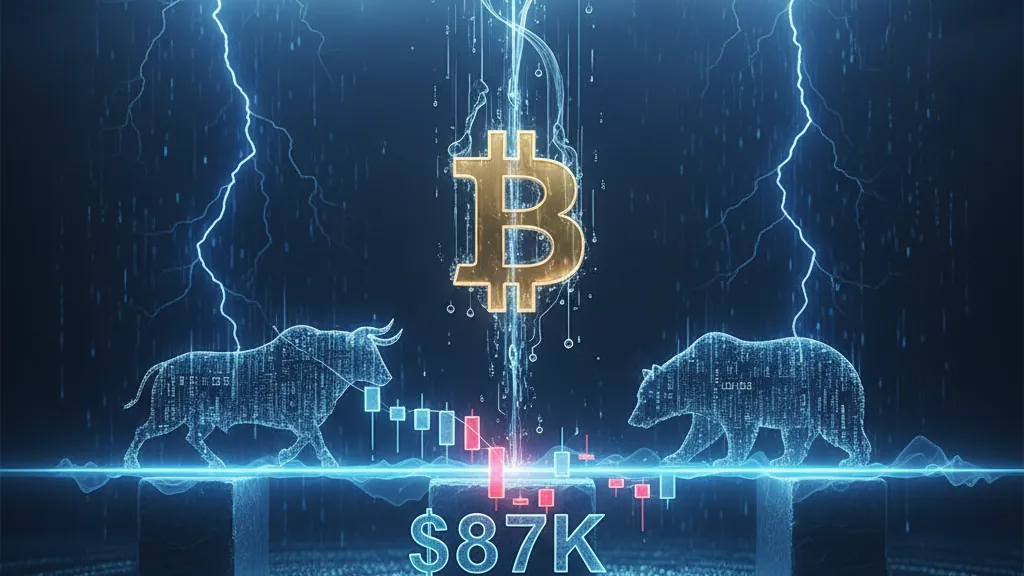 Bitcoin Faces Crucial Test at $87K Amid Fed's Rate Cut Decision