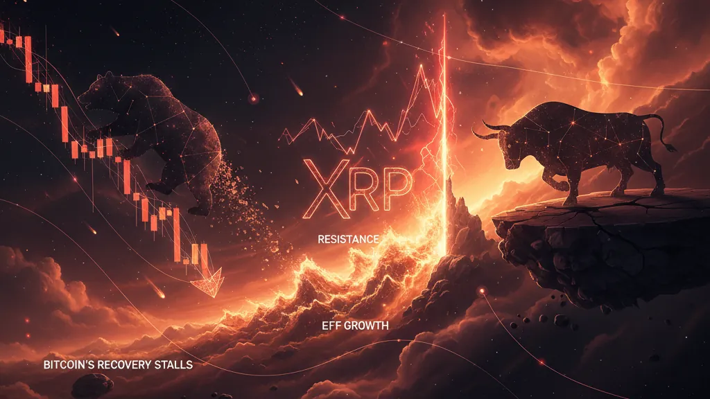 Bitcoin's Recovery Stalls as XRP Faces Resistance Amid ETF Growth