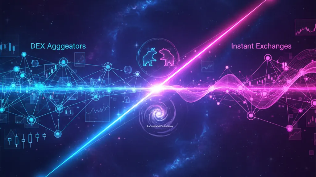 The Evolution of Crypto Trading Efficiency: DEX Aggregators vs Instant Exchanges