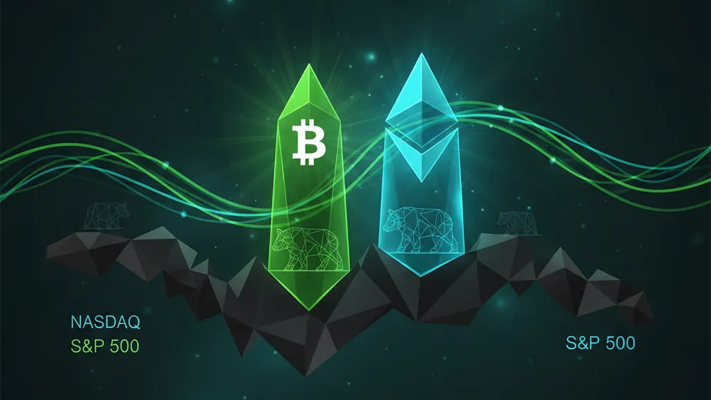 Bitcoin and Ethereum Hold Strong as Nasdaq Falls: Crypto Decoupling