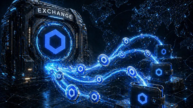 Chainlink LINK Exchange Outflows Hit 970,430 Tokens in 2024