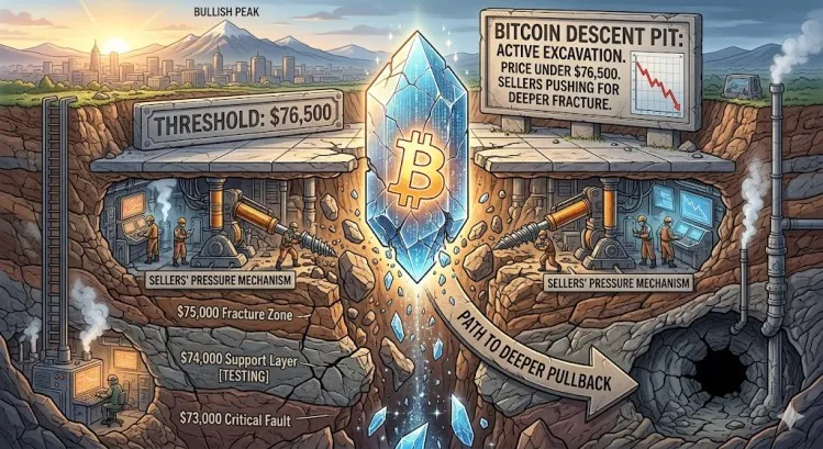 Bitcoin Price Drops Below $76,500: What's Next for BTC?