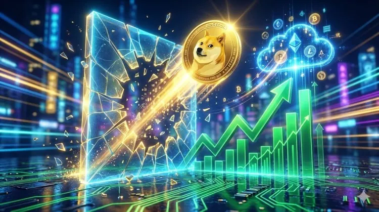 Dogecoin Breaks Past $0.10, Traders Watch $0.1075 Resistance
