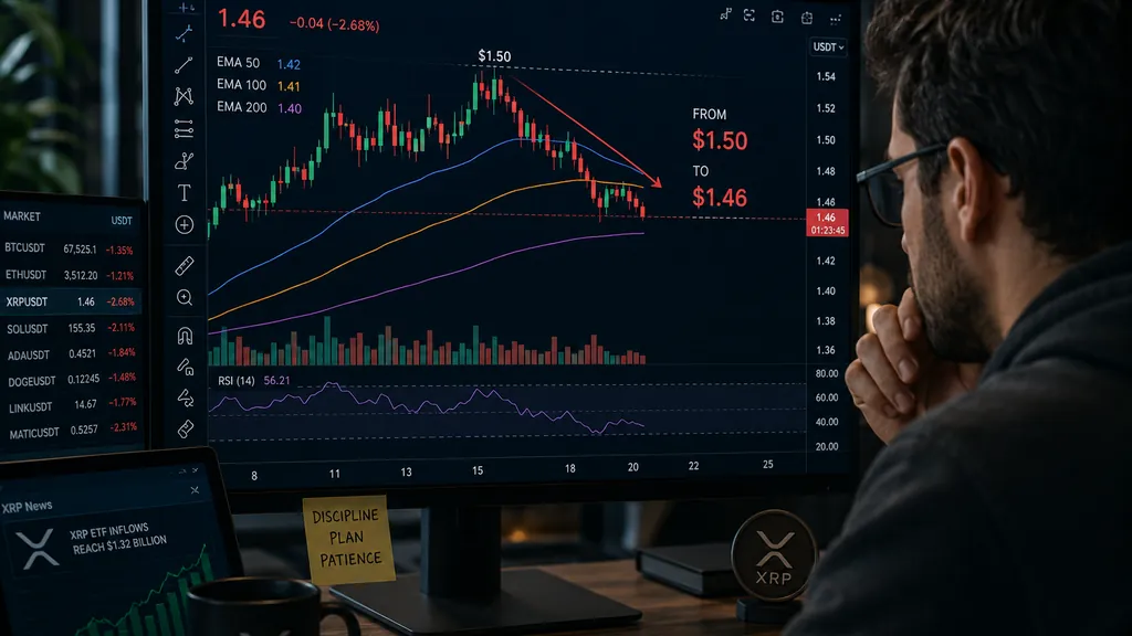 XRP Slips Below $1.50 as Middle East Tensions Weigh on Crypto