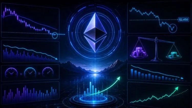 Ethereum Consolidates Below $2,450 as Shorts Accumulate