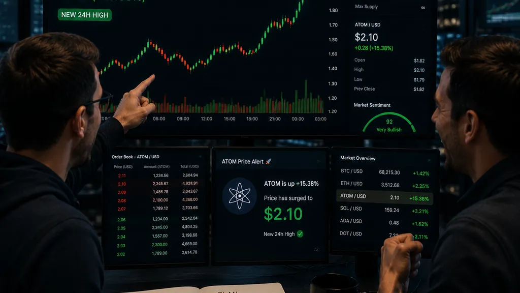 Cosmos Hub (ATOM) Extends Rally Above $2.10 With Weekly Gains