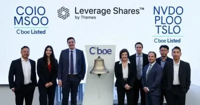 Leverage Shares Launches 9 New 2X Long Single Stock ETFs on Cboe