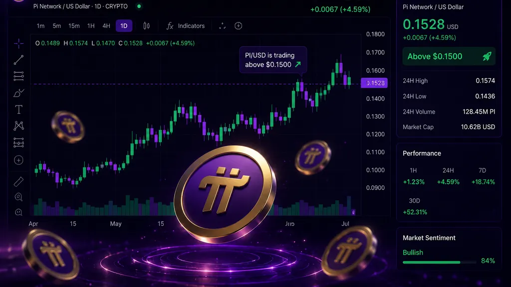 Pi Network Holds Above $0.1500 as Exchange Outflows Signal Accumulation