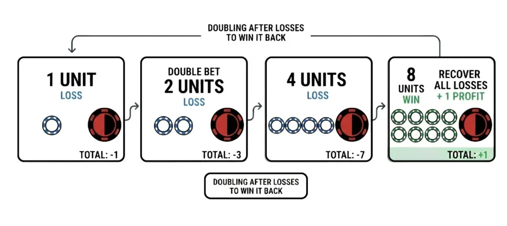 Martingale and Paroli Betting Systems Cannot Beat House Edge, Analysis Shows
