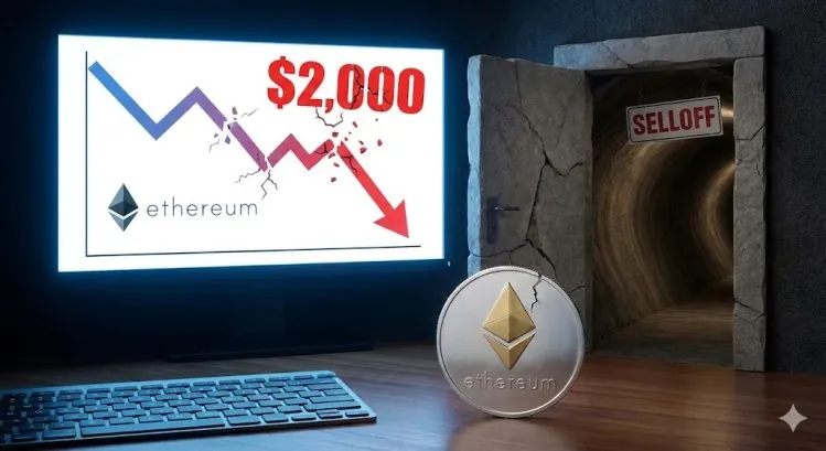 Ethereum Slides Below $2,000 as Bears Test Support Levels