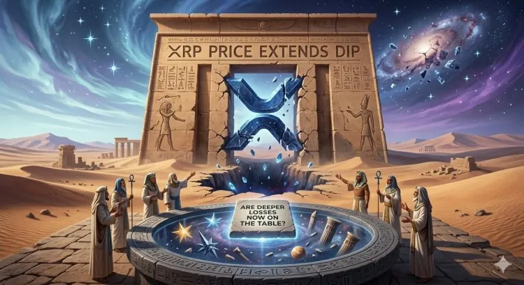 XRP Falls Below $1.34 as Hourly Charts Signal Further Downside Risk
