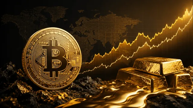 Analyst Proposes $400,000 Bitcoin Target Using Gold Price Overlay