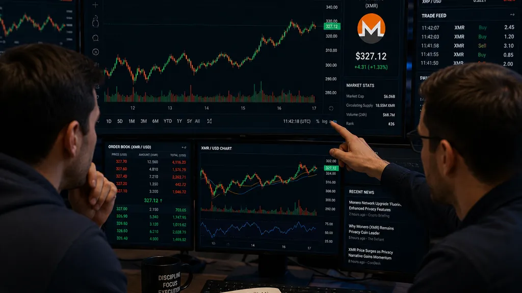 Monero Falls 2% as Fed Hawkishness Pressures Crypto Market