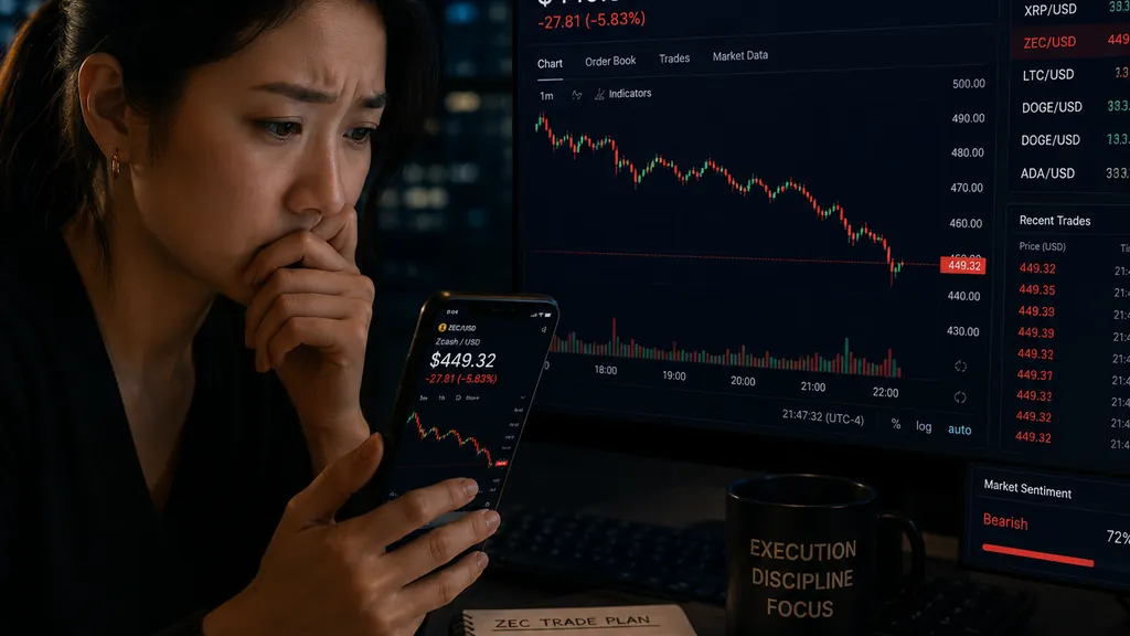 Zcash Falls 4% as Crypto Market Contends with Macro Headwinds