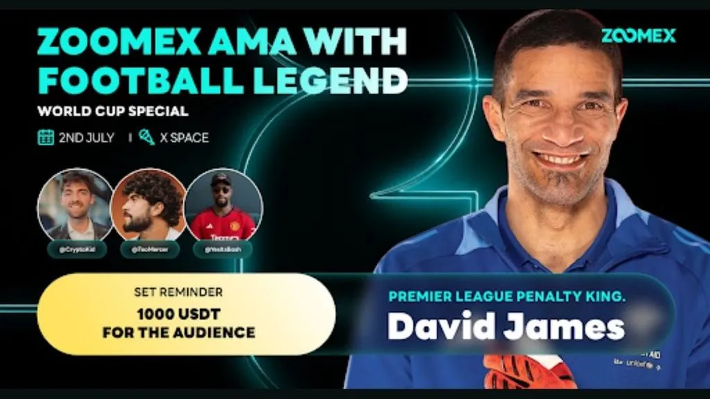Zoomex Hosts World Cup X Space with Former England Goalkeeper David James
