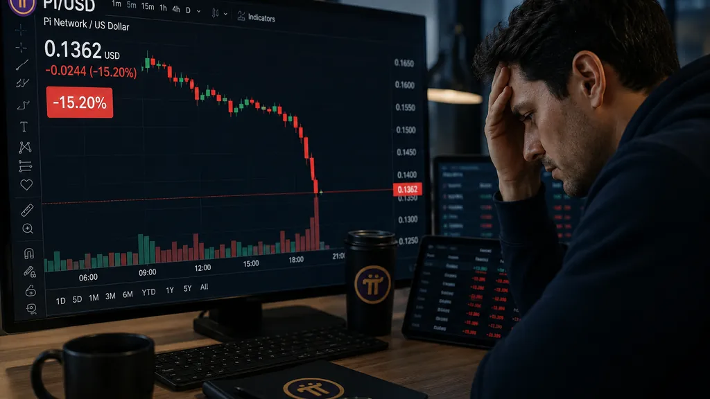 Pi Network Falls 15% Over Two Days as Open Interest Drops