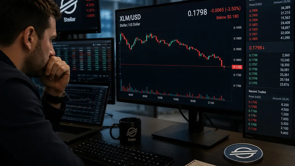 Stellar Falls on Risk-Off Trading Amid U.S.-Iran Tensions