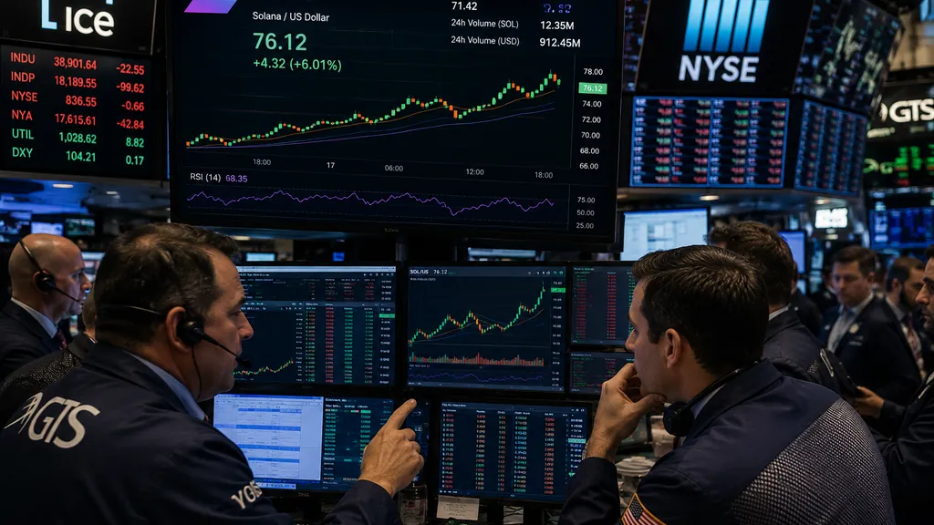 Solana Faces Selling Pressure as ETF Inflows Slow and Futures Weaken
