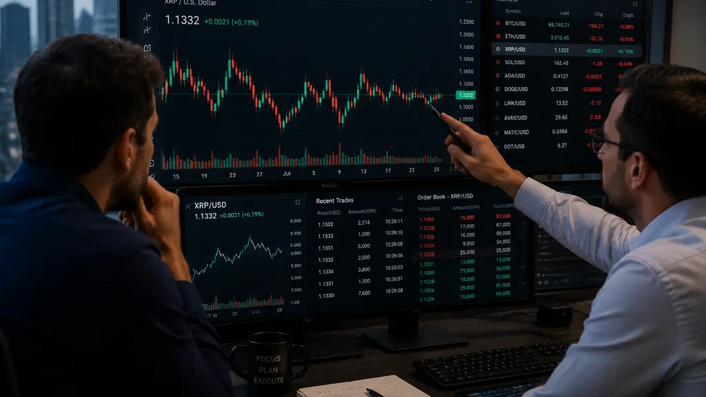 XRP Trades Below 50-Day EMA as Momentum Indicators Show Signs of Improvement