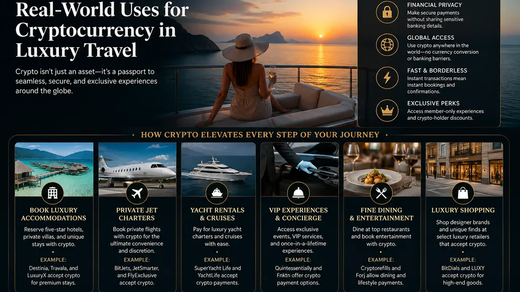 Luxury Travel Industry Adopts Cryptocurrency for Payments and Bookings