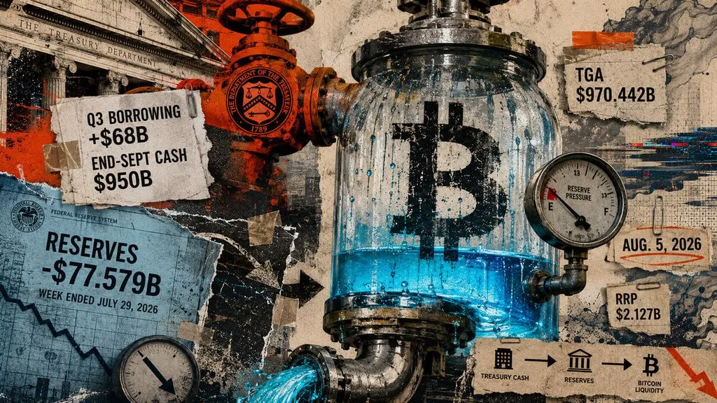US Treasury Bill Auction May Test Bitcoin Liquidity as Reserves Decline