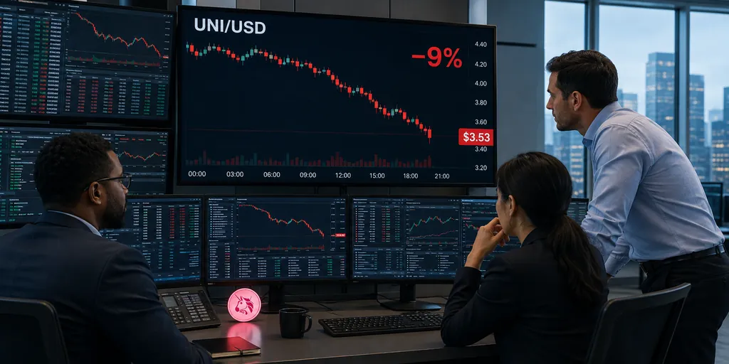 Uniswap Falls to $3.23 as Retail Demand Weakens and Technical Support Breaks